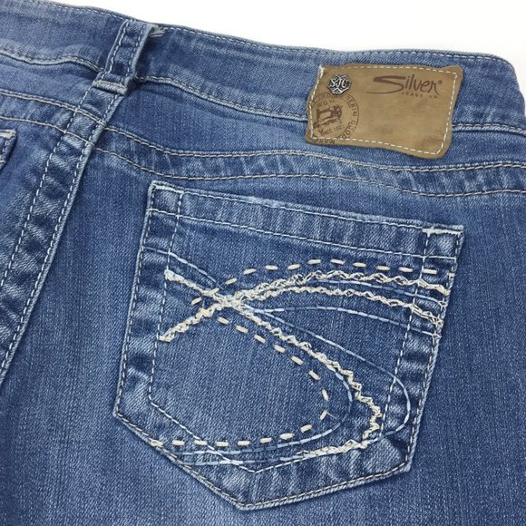 Silver AIKO Boot Cut Denim Jeans 29 waist 31 length - Picture 5 of 6